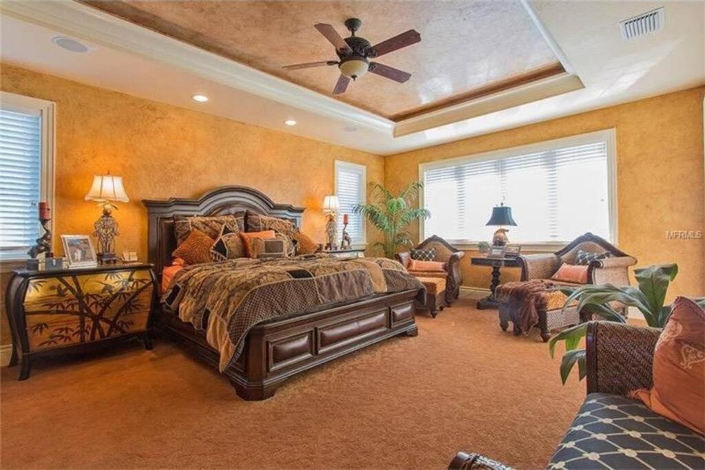 Large Mediterranean Oasis - Water Views & Pool Clearwater Beach Exterior foto